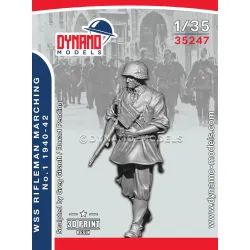 Dynamo Models 35247 1/35 German Wss Rifleman Marching 1940-42 3d Printed Kit