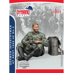 Dynamo Models 35255 1/35 German Infantryman At Rest 1939-42 3d Printed Kit