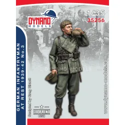 Dynamo Models 35256 1/35 German Infantryman At Rest 1939-42 3d Printed Kit