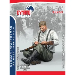 Dynamo Models 35260 1/35 German Infantryman At Rest 1939-42 3d Printed Kit