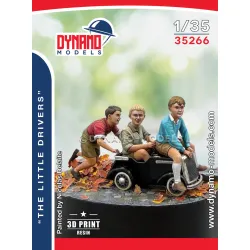 Dynamo Models 35266 1/35 Civilian The Little Drivers Ww2 3d Printed Resin Kit