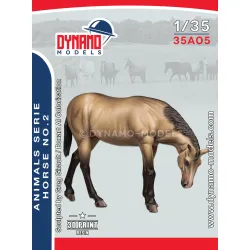 Dynamo Models 35a05 1/35 Animal Set Horse 3d Printd Resin Kit