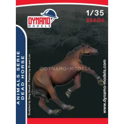 Dynamo Models 35a006 1/35 Animal Set Dead Horse 3d Printed Kit