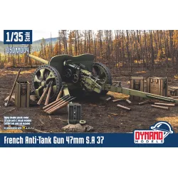 Dynamo Models 35dm004 1/35 French Anti-tank Gun 47mm S.a 37 Standard Version