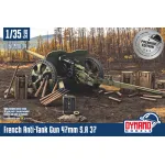 Dynamo Models 35dm004p 1/35 French Anti-tank Gun 47mm S.a 37 Plastic Kit