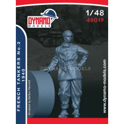 Dynamo Models 48019 1/48 French 40 Tanker 3d Printed Resin Kit