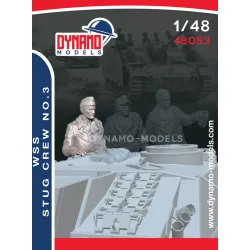 Dynamo Models 48053 1/48 Wss Stug Crew 3d Printed Resin Kit