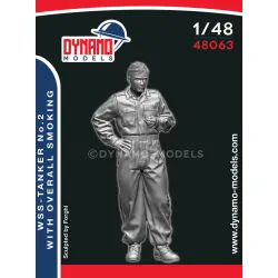 Dynamo Models 48063 1/48 Wss Panther Crew With Overall Smoking 3d Printed Resin Kit