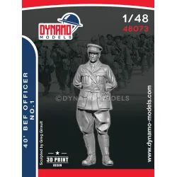 Dynamo Models 48073 1/48 1940s Bef British Officer 3d Printed Printed Kit