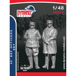 Dynamo Models 48075 1/48 1940s Bef British Officer 3d Printed Printed Kit