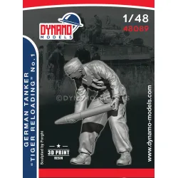 Dynamo Models 48089 1/48 German Tanker Reloading Tiger/King Tiger/Panther 3d Printed Resin Kit