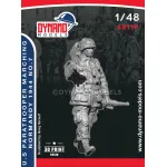 Dynamo Models 48119 1/48 Us Paratrooper Mg Marching Normandy 1944 3d Resin Kit