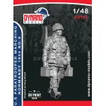 Dynamo Models 48121 1/48 Us Paratrooper Mg Loader Marching Normandy 1944 3d Resin Kit