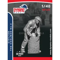 Dynamo Models 48135 1/48 Civilian Coalman 3d Printed Resin Kit