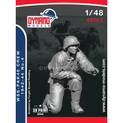 Dynamo Models 48163 1/48 Wss Pak40 Crew 1942-44 3d Printed Resin Kit