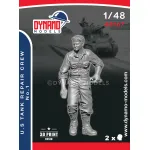 Dynamo Models 48167 1/48 Us Tank Repair Crew 3d Printed Resin Kit