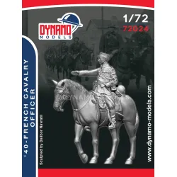 Dynamo Models 72024 1/72 French Cavalry Officer 1940s Ww2 3d Printed Kit