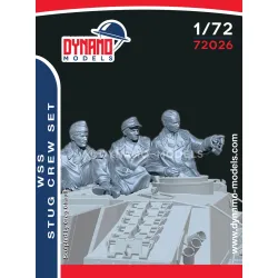 Dynamo Models 72026 1/72 Wss Stug Crew Set Ww2 3d Printed Kit