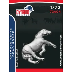 Dynamo Models 72a04 1/72 Animal Serie Dead Horse Replica 3d Printed Resin Kit
