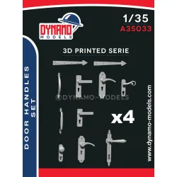 Dynamo Models A35033 1/35 Door Handles Set 3d Printed Resin Kit