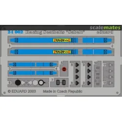 Eduard 24002 1/24 Sabelt 4 Points Blue Photo-etched For Car Photo Etched Set