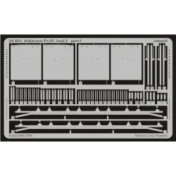 Eduard 28024 1/48 Schurzen Pz. Iv Ausf. J Photo-etched For Afv Photo Etched Set