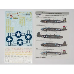 Foxbot 48-043 1/48 North American B 25ghj Mitchell Late Pinup Nose Art And Stencils Part 3