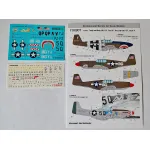 Foxbot 72-054 1/72 North American P-51 Mustang Nose Art Part 4 And Stencils For Academy Arma Hobby Az Model Airfix Brengun Eduard Hasegawa Heller Hobbyboss Revell Italeri Kp Monogram Special Hobby Tamiya Kits