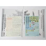 Foxbot 72-061t 1/72 Decals Ukrainian Fulcrums Mikoyan Mig-29 9-12 9-13 9-51 And Stencils