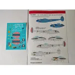 Foxbot 72-068a 1/72 Decal For Lockheed P-38 Lightning Pin-up Nose Art Part Iii Stencils Not Included For Frog Academy Airfix Dragon Hasegawa Heller Italeri Revell Kits