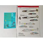 Foxbot 72-069a 1/72 Decal For Lockheed P-38 Lightning Pin-up Nose Art Part Iv Stencils Not Included For Frog Academy Airfix Dragon Hasegawa Heller Italeri Revell Kits