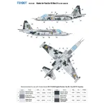 Foxbot Fm72-022 1/72 Masks For Sukhoi Su25 Blue 31 Ukranian Air Forces Pixel Camouflage For Art Model Kit