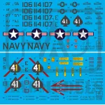 Had Models 32096 1/32 Decal For F-14a Black Aces The Final Countdown