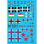 Had Models 48133 1/48 Decal For Fw 189 Accessories For Aircraft