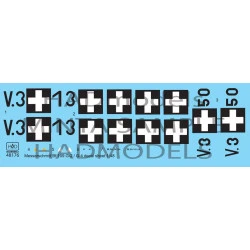 Had Models 48176 1/48 Decal For Messerschmitt Bf 109 G-2/G-4 Accessories Kit