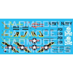 Had Models 48196/2022 1/48 Decal For F-14a Vf-84 Jolly Rogers Buno162702
