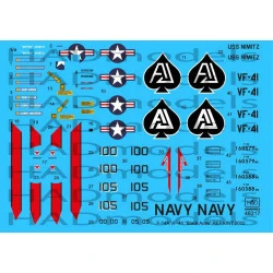 Had Models 48217 1/48 Decal For F-14a Black Aces/ Uss Nimitz Accessories