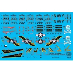 Had Models 48251 1/48 Decal Fot F-14a Jolly Rogers In Action In The Final Countdown