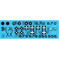 Had Models 72166 1/72 Decal For Bf 109 B/D Accessories Kit
