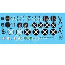 Had Models 72184 1/72 Decal For Messerschmitt Bf 109 A Accessories For Aircraft