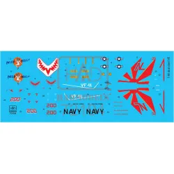 Had Models 72194 1/72 Decal For F-14a Vf111 Sundowners Miss Molly Accessories