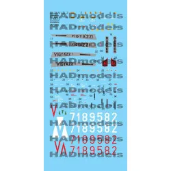 Had Models 72200 1/72 Decal For Mi-24 V / D Eagle Killers With Nato Stencils