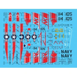 Had Models 72218 1/72 Decal For F-14a Vf-1 Wolfpack Uss Enterprise Accessories