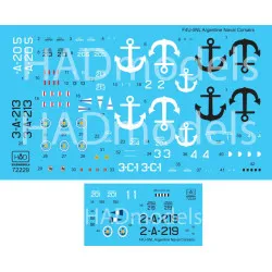 Had Models 72229 1/72 Decal For F4u-5n / Nl Argentine Naval Corsairs