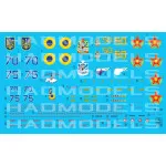Had Models 72258 1/72 Decal For Su-27 Ub Ukrainian And Kazakh