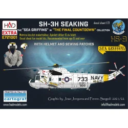 Had Models E721001 1/72 Decal For Sh-3h Seaking Final Countdown Movie Collection