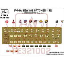 Had Models Pe321002 1/32 F14a Sewing Patches Vf-1 Vf-84 Vf-111 Photo-etched Part