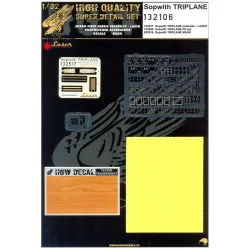 Hgw 132106 1/32 Sopwith Triplane Super Detail Set For Wingnut Wings