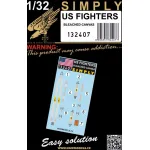 Hgw 132407 1/32 Us Fighters - Seatbelts Aircraft Accessories
