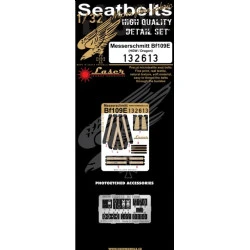 Hgw 132613 1/32 Seatbelts For Messerschmitt Bf109e-7 Accessories Kit